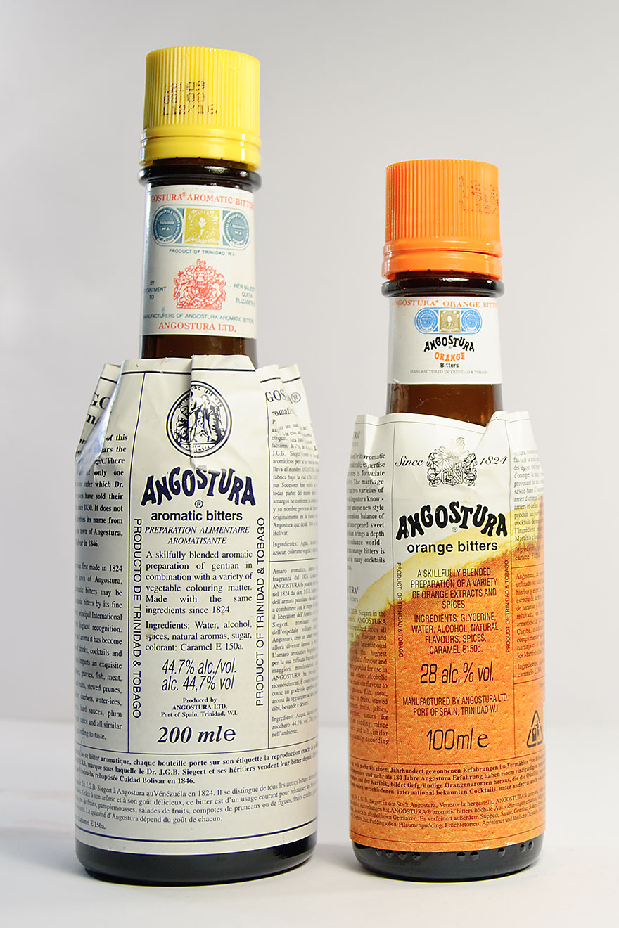 Angostura Bitters und Angostura Orange Bitters decken bis zu 80 Prozent des Bitters-Bedarfs in einer durchschnittlichen Hausbar. 