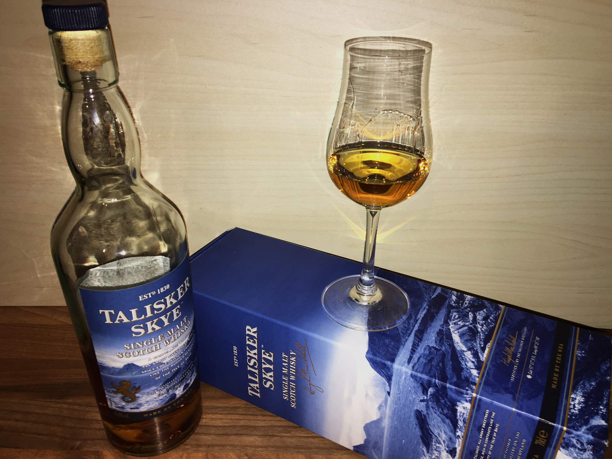 Der Talisker Skye Single Malt stammt - anders als viele meinen - nicht von der Insel Islay.