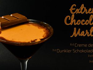 Der Extreme Chocolate Martini ist der ultimative Dessert-Cocktail.