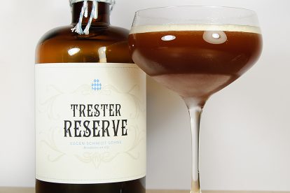 Der Trester Reserve vom Weingut Schmidt in einem Trester Espresso Martini.