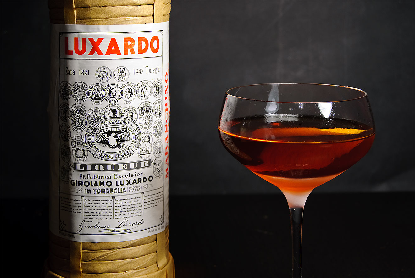 Luxardo Maraschino im Martinez-Cocktail.