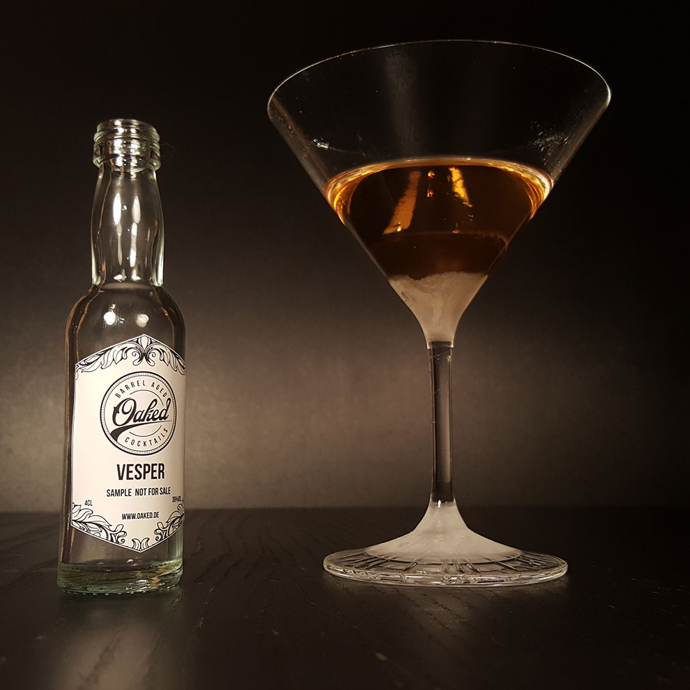 Ein Vesper Martini von Oaked Cocktails.