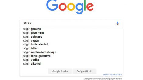 So oder so ähnlich sieht das aus, wenn man auf Google "Ist Gin_" eingibt. Wir beantworten diese spannenden Fragen.