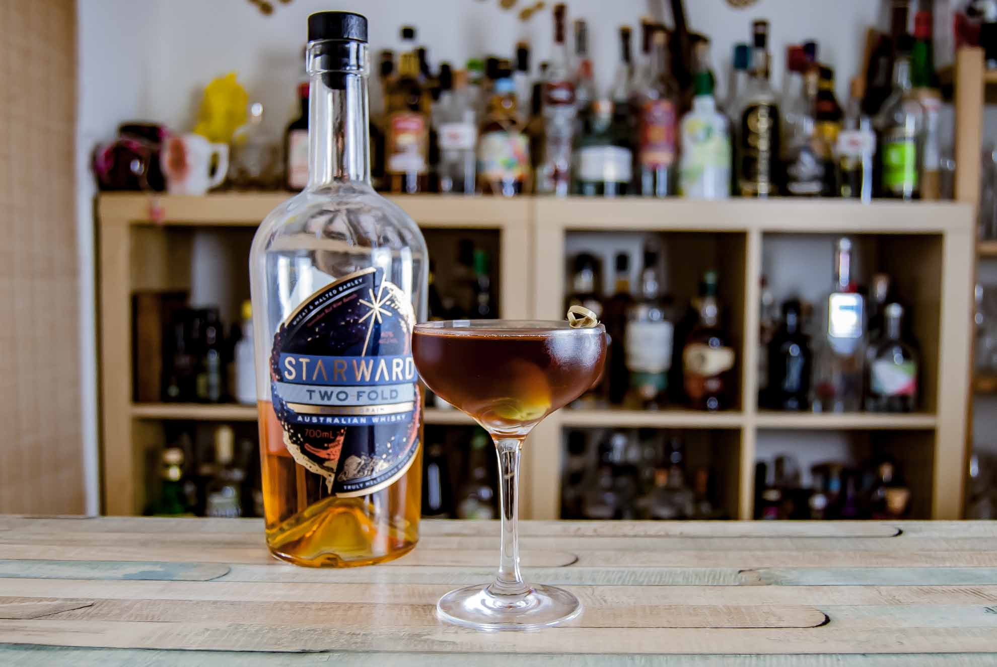 Starward Two-Fold Whisky im Highland Fling-Cocktail.