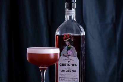 Gretchen Cherry Gin im Red Velour Cocktail.