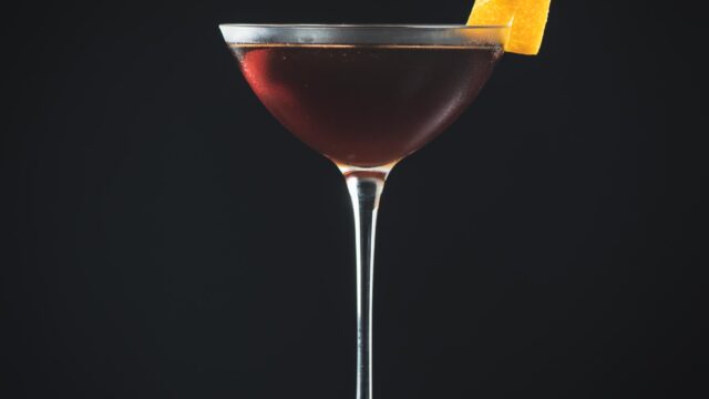 Der Revolver Cocktail mit Bourbon Whiskey und Kaffeelikör.