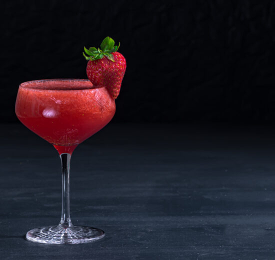 Eine Frozen Strawberry Margarita.