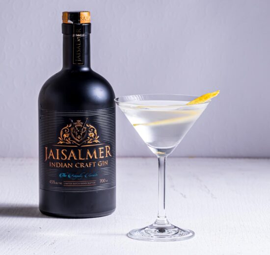 Jaisalmer Gin in einem irre guten Martini.