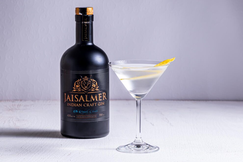 Jaisalmer Gin in einem irre guten Martini.