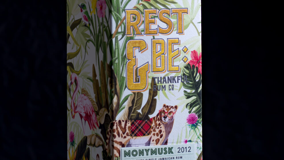 Die Geschenkverpackung des Rest and be thankful Monymusk 2012.