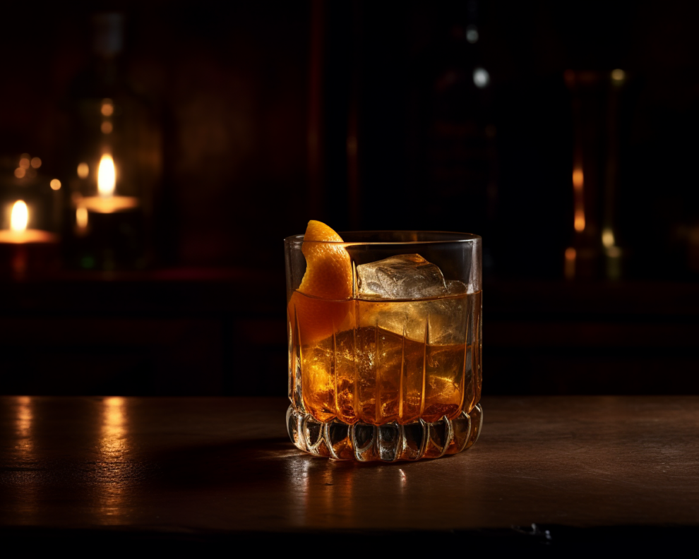 Der Rusty Nail Cocktail aus Scotch Whisky und Drambuie.