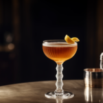 Ein A La Lousiane Cocktail - ein Mix aus Manhattan und Sazerac.