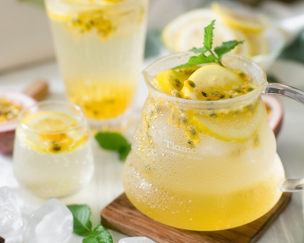 Ein Ipanema-Cocktail - ersatzweise mit Zitrone. Schmeckt auch.