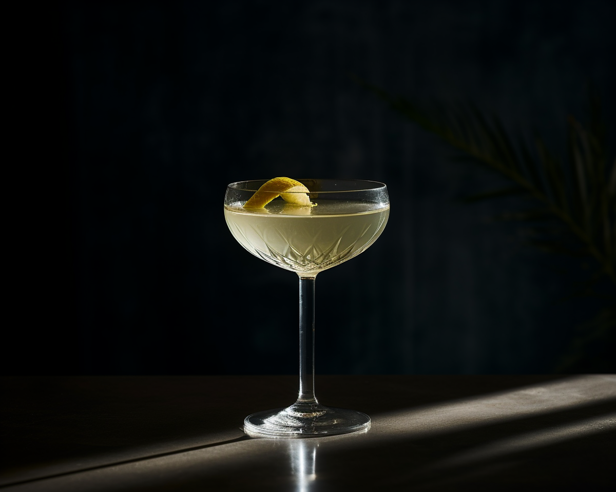 Der Alaska Cocktail aus Gin, Chartreuse und Orange Bitters.