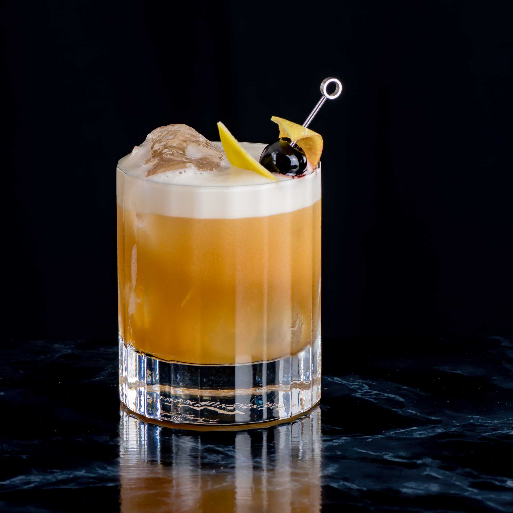 Ein Amaretto Sour nach Jeffrey Morgenthaler.