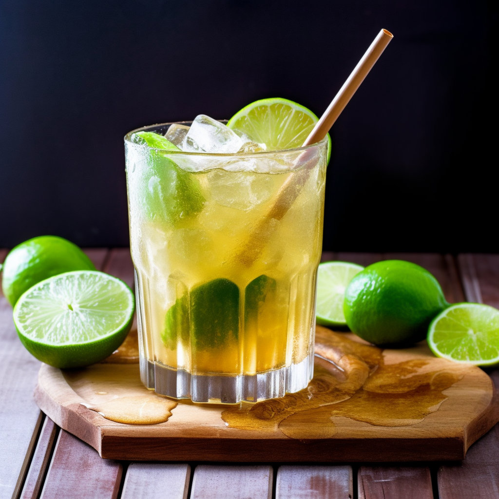 Eine Caipirinha - erfrischend-sauer-fruchtig.