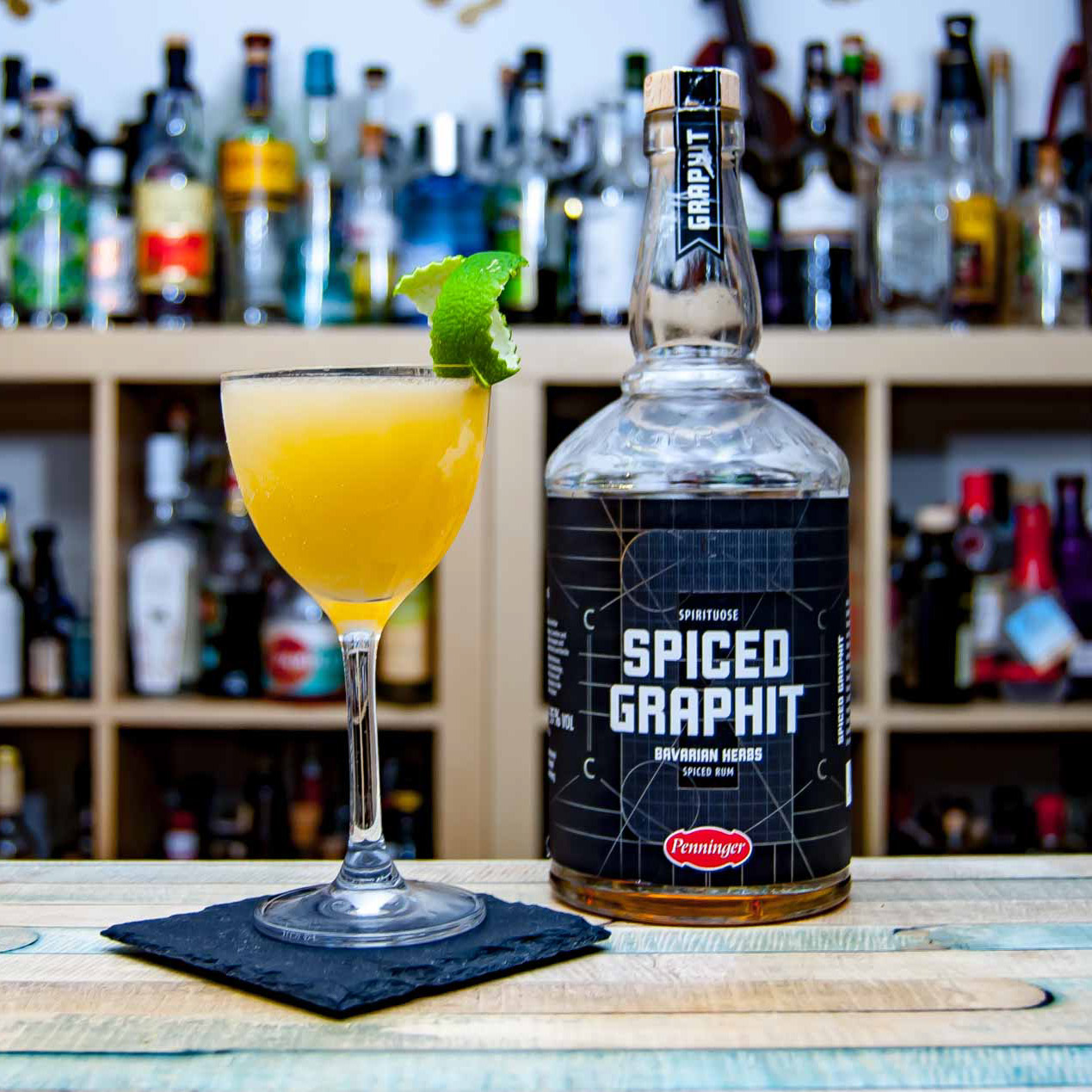 Penninger Graphit Spiced in unserem Daiquiri-Twist Battle of the herbs.