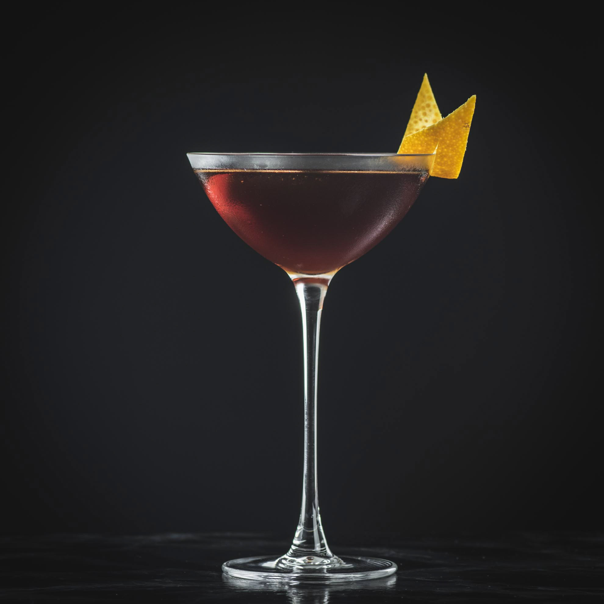 Der Revolver Cocktail mit Bourbon Whiskey und Kaffeelikör.