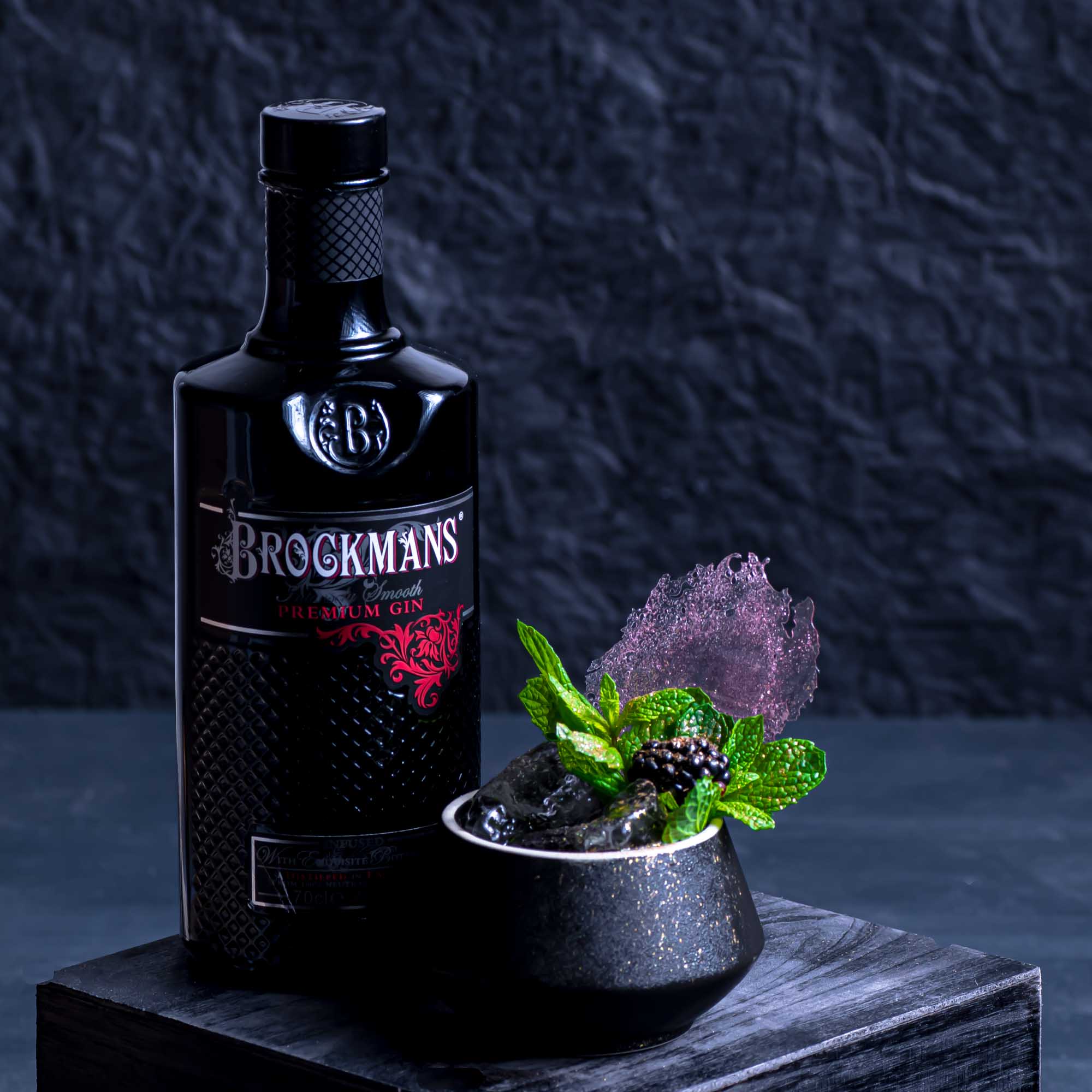 Ein Golden Brocklicious Cocktail mit Brockmans Gin.